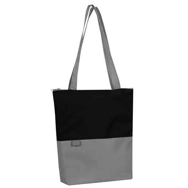 Contempo two-tone tote bag is simple & unique.... from ASI 46420 Continental Mkting Svc Inc