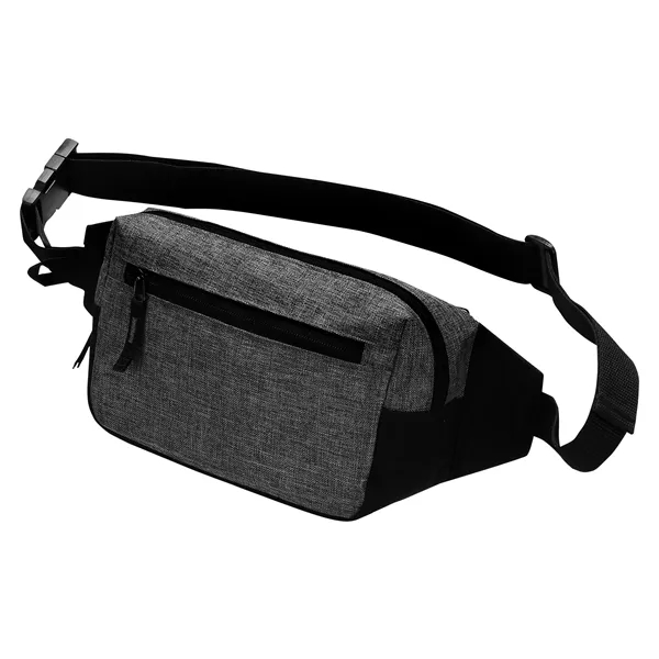 Three zippered Crossbody Belt Bag offers convenient, secured storage pockets.... from ASI 46420 Continental Mkting Svc Inc