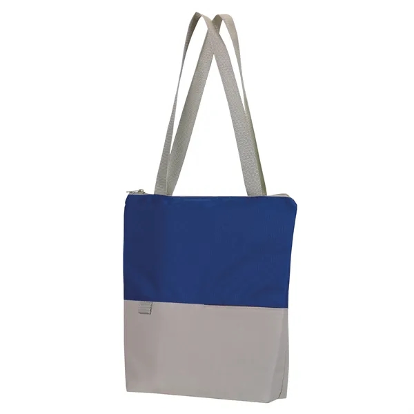 Contempo two-tone tote bag is simple & unique.... from ASI 46420 Continental Mkting Svc Inc