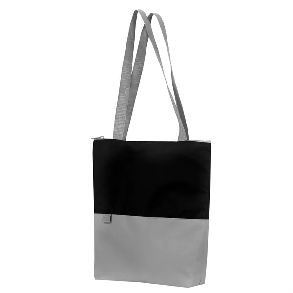 Contempo two-tone tote bag is simple & unique.... from ASI 46420 Continental Mkting Svc Inc