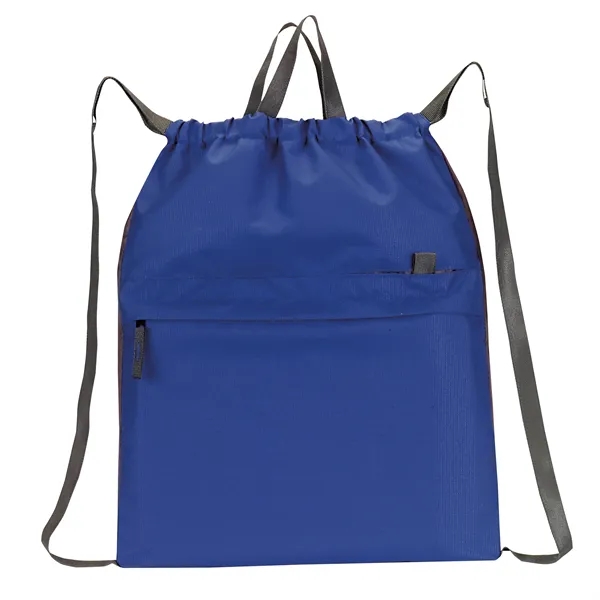 Contempo Drawstring Backpack is a simple & unique cinch closure sport... from ASI 46420 Continental Mkting Svc Inc