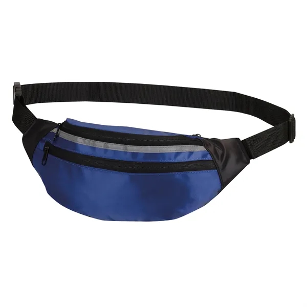 Three zippered fanny bag offers convenient, secured storage pockets.... from ASI 46420 Continental Mkting Svc Inc