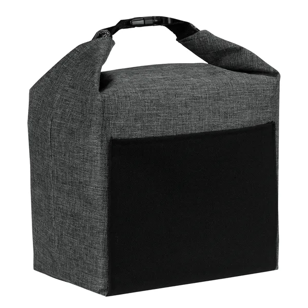 This soft cooler bag features w/ roll top closure & snap... from ASI 46420 Continental Mkting Svc Inc