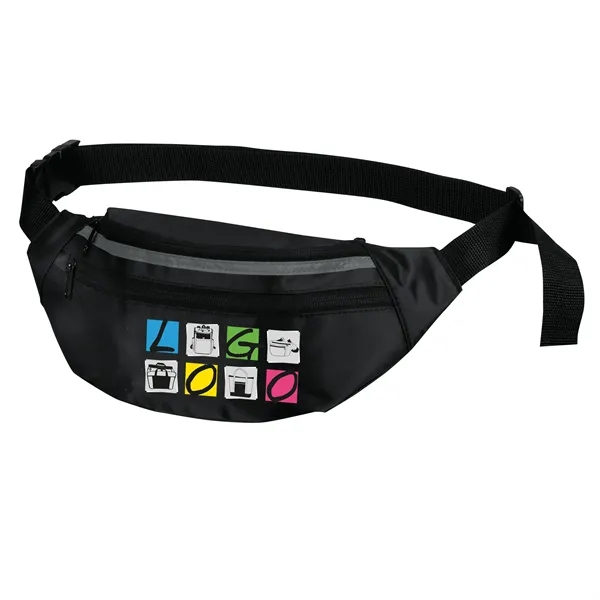 Three zippered fanny bag offers convenient, secured storage pockets.... from ASI 46420 Continental Mkting Svc Inc