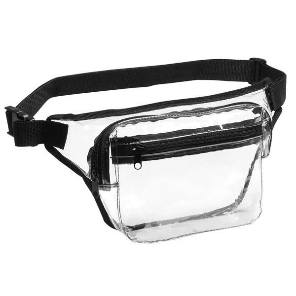 Clear crossbody/waist sports fanny bag is ideal for most stadium/event rules... from ASI 46420 Continental Mkting Svc Inc