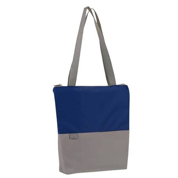 Contempo two-tone tote bag is simple & unique.... from ASI 46420 Continental Mkting Svc Inc