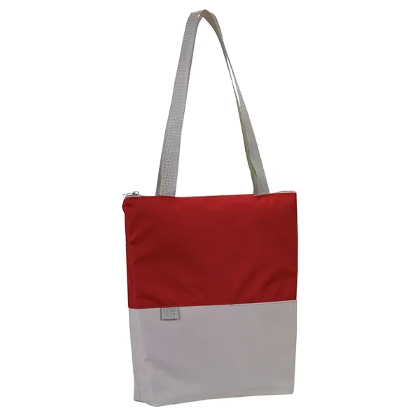 Contempo two-tone tote bag is simple & unique.... from ASI 46420 Continental Mkting Svc Inc