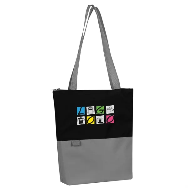 Contempo two-tone tote bag is simple & unique.... from ASI 46420 Continental Mkting Svc Inc