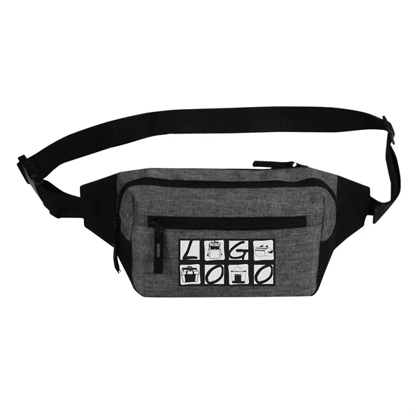 Three zippered Crossbody Belt Bag offers convenient, secured storage pockets.... from ASI 46420 Continental Mkting Svc Inc