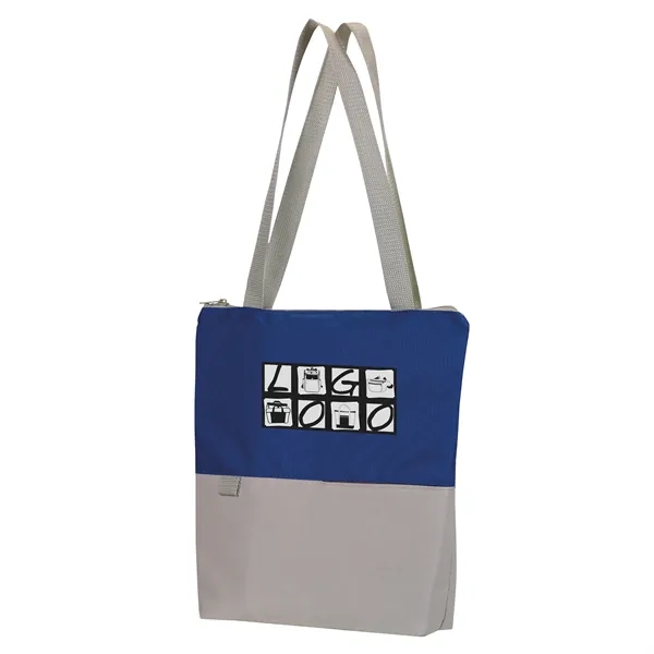 Contempo two-tone tote bag is simple & unique.... from ASI 46420 Continental Mkting Svc Inc