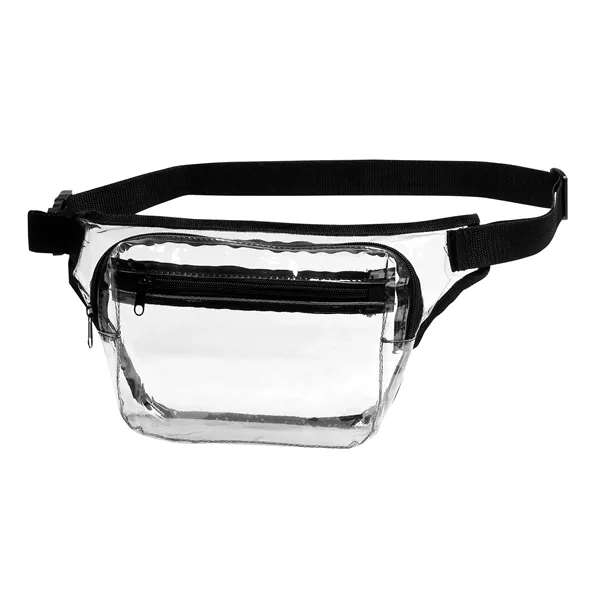 Clear crossbody/waist sports fanny bag is ideal for most stadium/event rules... from ASI 46420 Continental Mkting Svc Inc