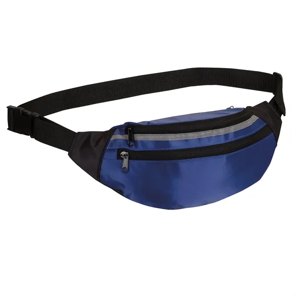 Three zippered fanny bag offers convenient, secured storage pockets.... from ASI 46420 Continental Mkting Svc Inc