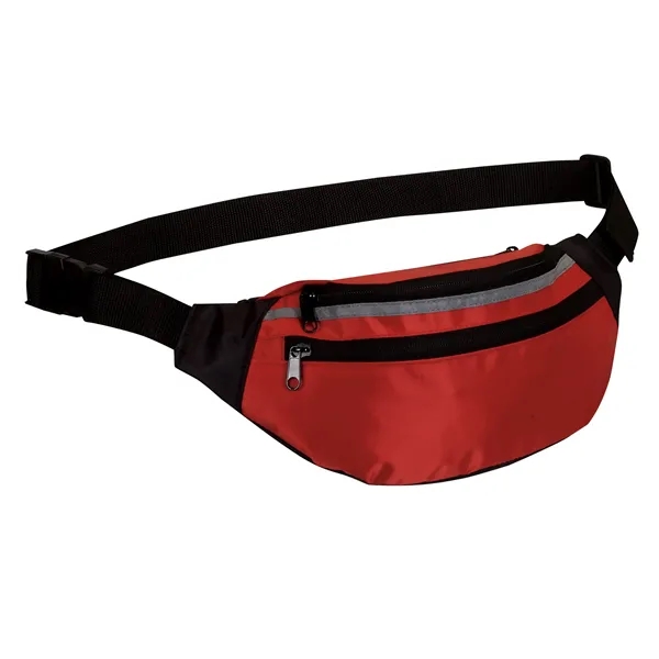 Three zippered fanny bag offers convenient, secured storage pockets.... from ASI 46420 Continental Mkting Svc Inc