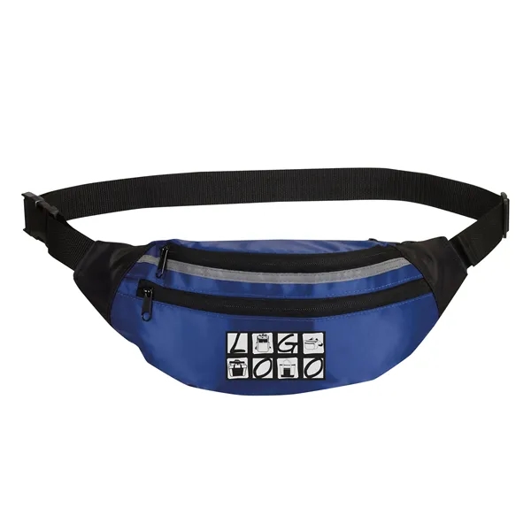 Three zippered fanny bag offers convenient, secured storage pockets.... from ASI 46420 Continental Mkting Svc Inc