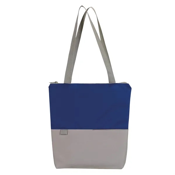 Contempo two-tone tote bag is simple & unique.... from ASI 46420 Continental Mkting Svc Inc
