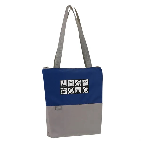 Contempo two-tone tote bag is simple & unique.... from ASI 46420 Continental Mkting Svc Inc