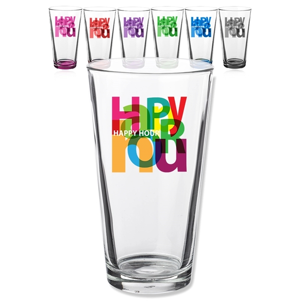 16 oz. pint glass featuring a clear thick wall.... from ASI 39552 BEL Promo