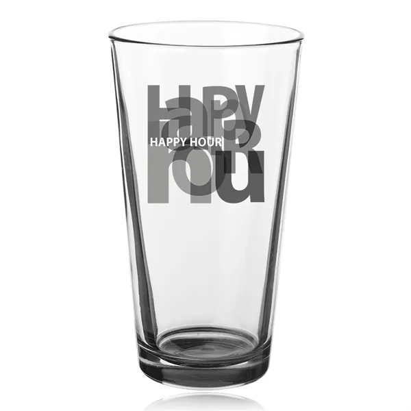 16 oz. pint glass featuring a clear thick wall.... from ASI 39552 BEL Promo