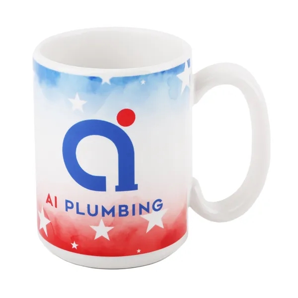 A USA-made ceramic mug, featuring a full-color decoration.... from ASI 61966 HPG / Best Promotions USA