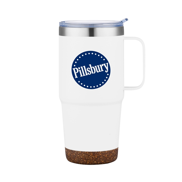 24 Oz Vacuum Sealed Camper Mugs with Powdered Finish and Natural... from ASI 68190 Lungsal / Lungsal