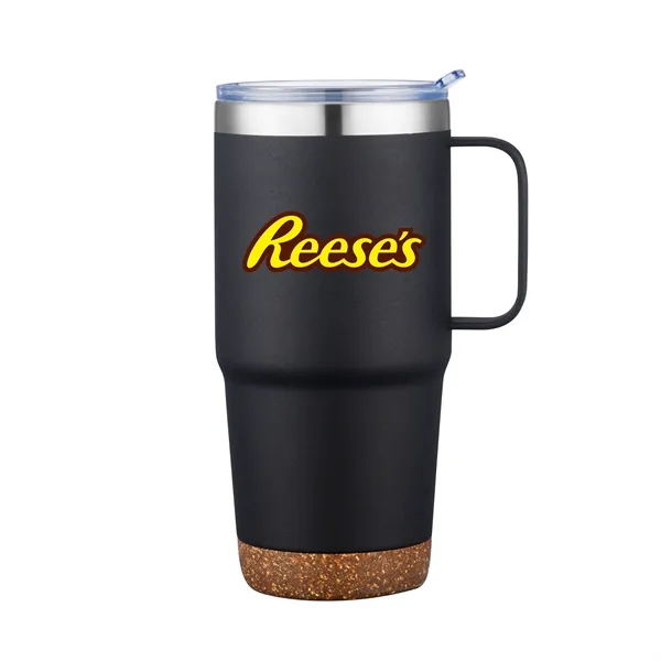 24 Oz Vacuum Sealed Camper Mugs with Powdered Finish and Natural... from ASI 68190 Lungsal / Lungsal