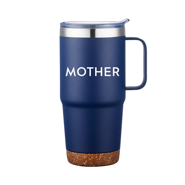 24 Oz Vacuum Sealed Camper Mugs with Powdered Finish and Natural... from ASI 68190 Lungsal / Lungsal