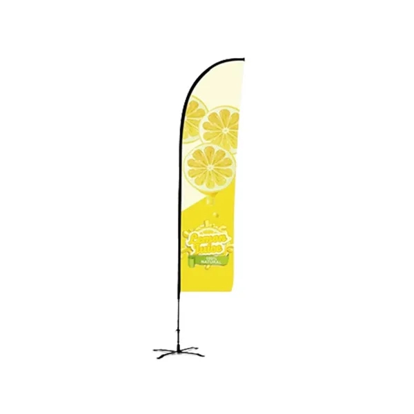 Single sided feather flag banner plus full color digital imprint on... from ASI 37218 Athena Promo (tm)