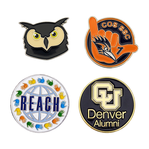 1" or 1.25" die struck iron and enamel golf ball marker.... from ASI 52263 EMT / EMT EASY