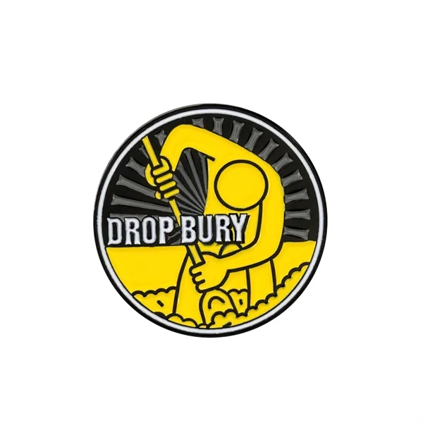 1" or 1.25" die struck iron and enamel golf ball marker.... from ASI 52263 EMT / EMT EASY