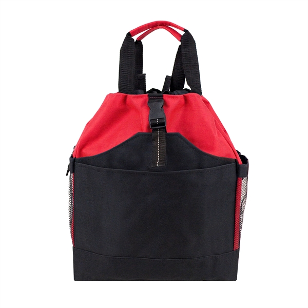 13" x 16.25" x 5.5" polyester convertible backpack tote bag with... from ASI 37980 Bagworld