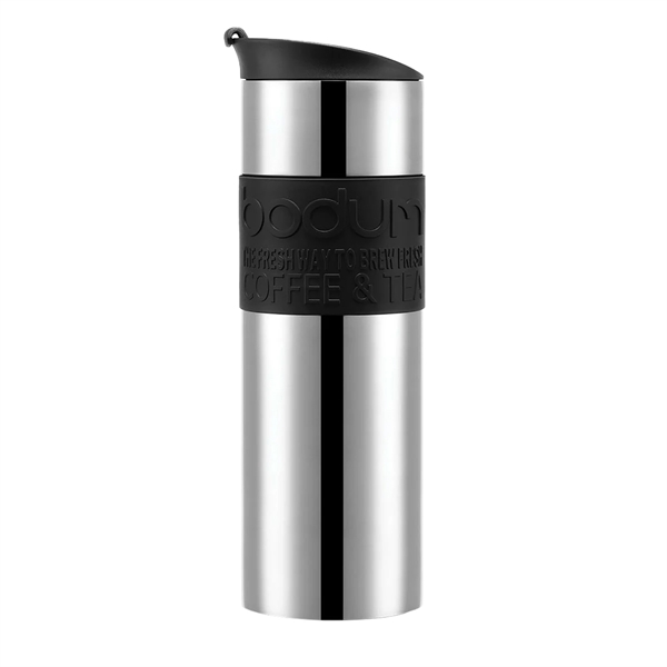 Bodum strainless steel 20oz travel mug... from ASI 61005 Hirsch Gift Inc