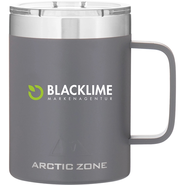 14 oz 18/8 stainless mug with vacuum insulation, clear push-on lid,... from ASI 51197 ETS Express, LLC