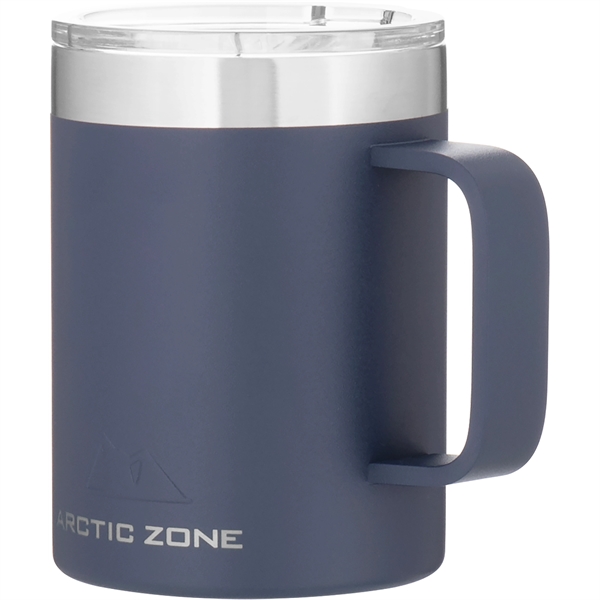 14 oz 18/8 stainless mug with vacuum insulation, clear push-on lid,... from ASI 51197 ETS Express, LLC