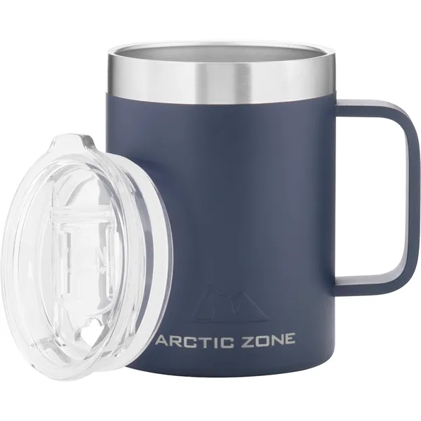 14 oz 18/8 stainless mug with vacuum insulation, clear push-on lid,... from ASI 51197 ETS Express, LLC
