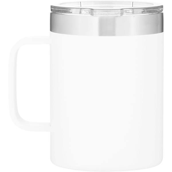 14 oz 18/8 stainless mug with vacuum insulation, clear push-on lid,... from ASI 51197 ETS Express, LLC