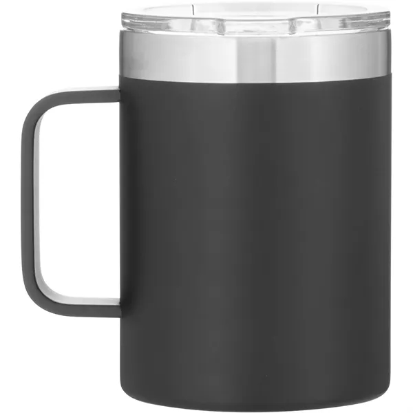 14 oz 18/8 stainless mug with vacuum insulation, clear push-on lid,... from ASI 51197 ETS Express, LLC