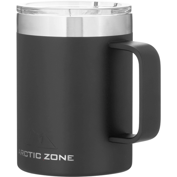 14 oz 18/8 stainless mug with vacuum insulation, clear push-on lid,... from ASI 51197 ETS Express, LLC