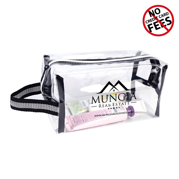 Clear Vinyl Travel Size Cosmetic Bag... from ASI 39820 Opusline (Benmex)