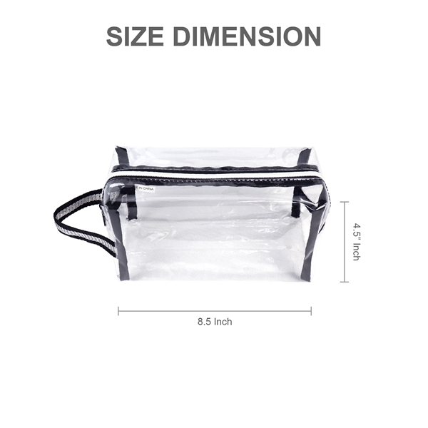 Clear Vinyl Travel Size Cosmetic Bag... from ASI 39820 Opusline (Benmex)