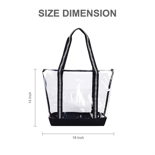 Clear Tote With Zipper... from ASI 39820 Opusline (Benmex)