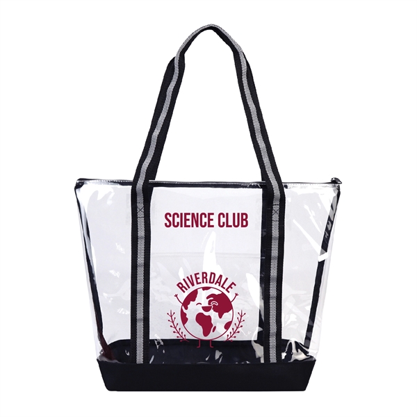 Clear Tote With Zipper... from ASI 39820 Opusline (Benmex)