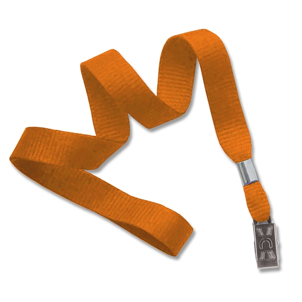 Available Same Day! These blank flat braided polyester lanyards come with... from ASI 79898 Promovision