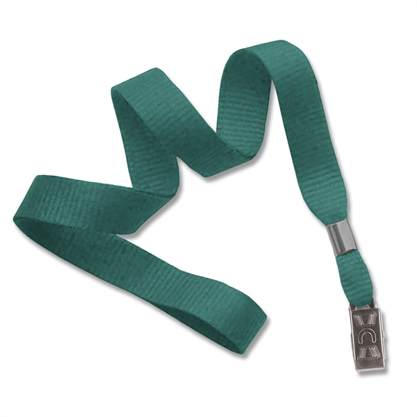 Available Same Day! These blank flat braided polyester lanyards come with... from ASI 79898 Promovision