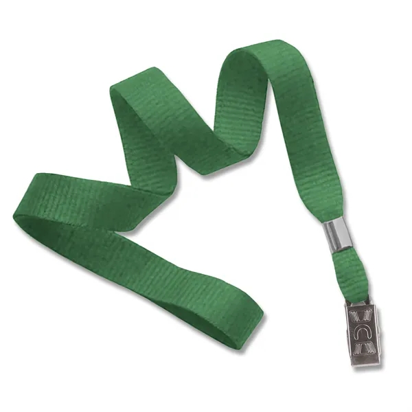 Available Same Day! These blank flat braided polyester lanyards come with... from ASI 79898 Promovision