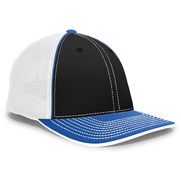 Trucker Flexfit® Cap with Pro-stitched finish.... from ASI 37461 Augusta Sportswear / Pacific Headwear