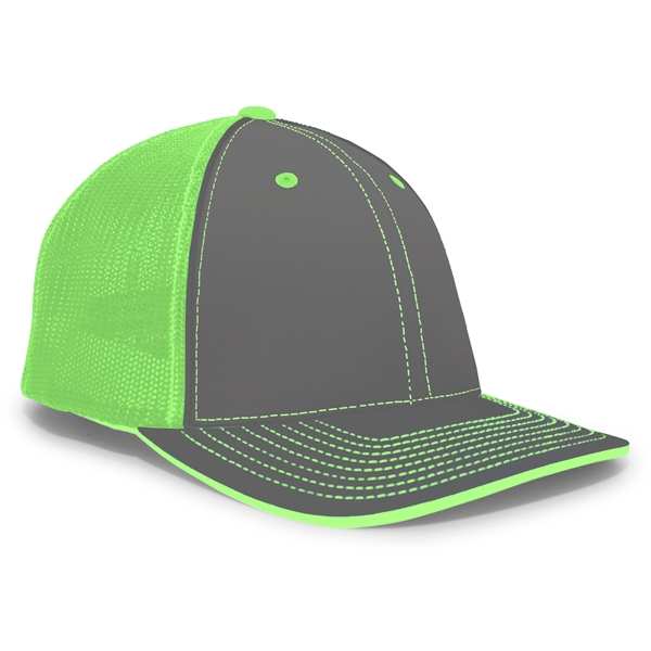 Trucker Flexfit® Cap with Pro-stitched finish.... from ASI 37461 Augusta Sportswear / Pacific Headwear