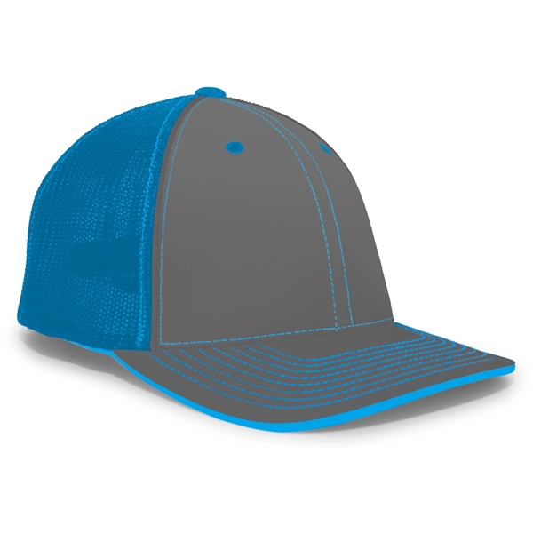 Trucker Flexfit® Cap with Pro-stitched finish.... from ASI 37461 Augusta Sportswear / Pacific Headwear