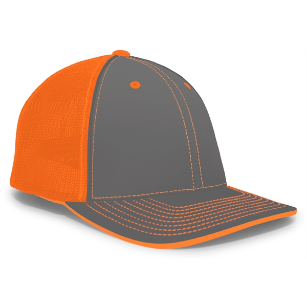 Trucker Flexfit® Cap with Pro-stitched finish.... from ASI 37461 Augusta Sportswear / Pacific Headwear