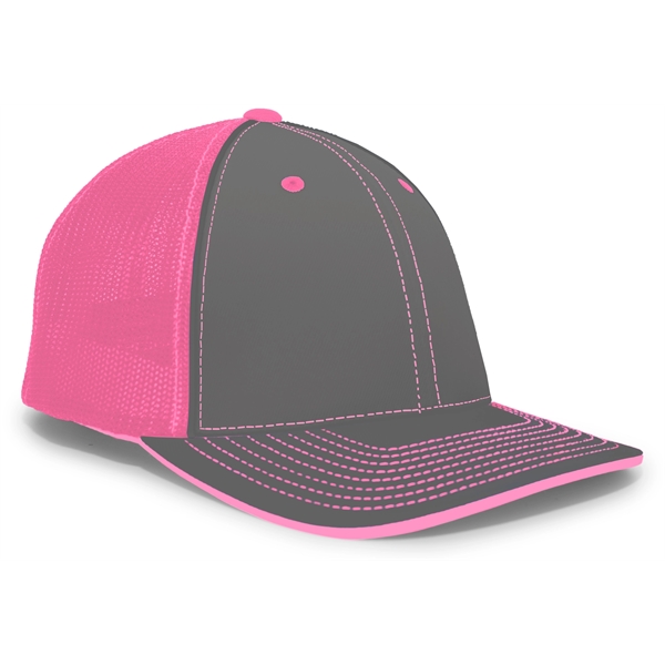 Trucker Flexfit® Cap with Pro-stitched finish.... from ASI 37461 Augusta Sportswear / Pacific Headwear