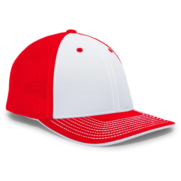 Trucker Flexfit® Cap with Pro-stitched finish.... from ASI 37461 Augusta Sportswear / Pacific Headwear
